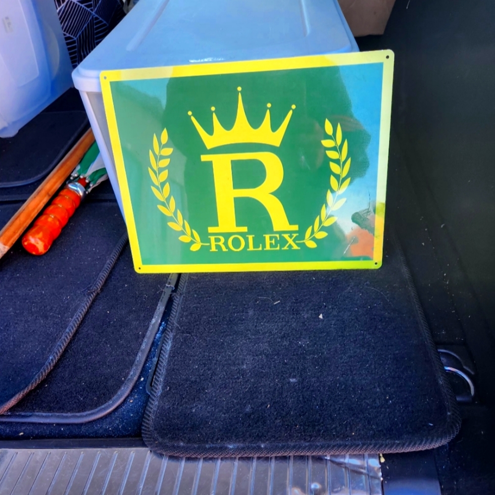 COPY - 9x12 Rolex Metal sign